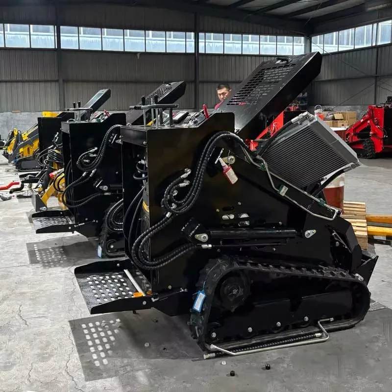 

Cheap 360kg 460kg 480kg Wheel/ Track Mini Skid Steer Track Loader With Ce