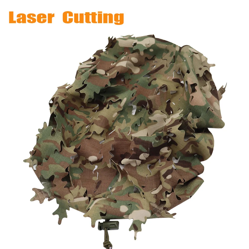 Tactical FAST Helmet Cover Laser Cutting 3D Camouflage Helmet Cloth Cover Hunting Helmet Accessories view 5