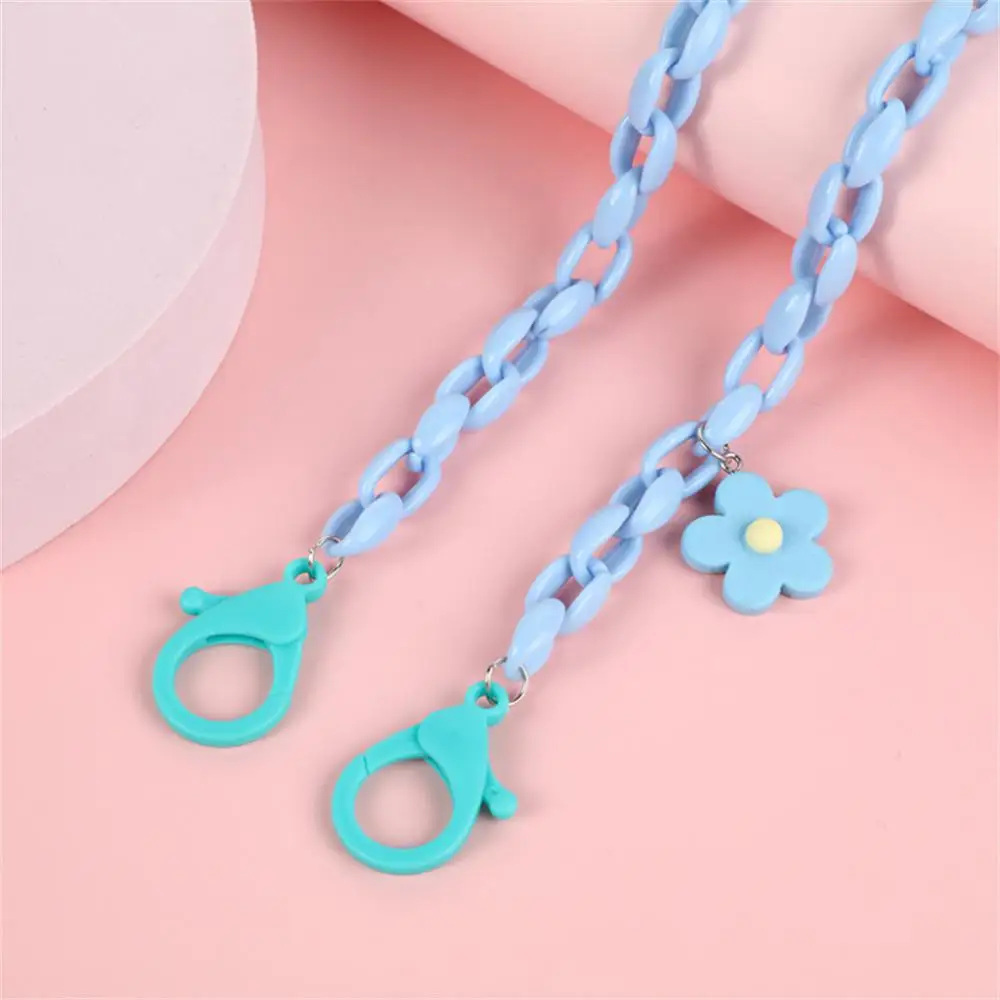 1~4PCS 70cm Fashion Acrylic Face Mask Chain Women Anti Slip Mask Strap Glasses Chains Neck Chain Mask Holder Neck Strap Mask