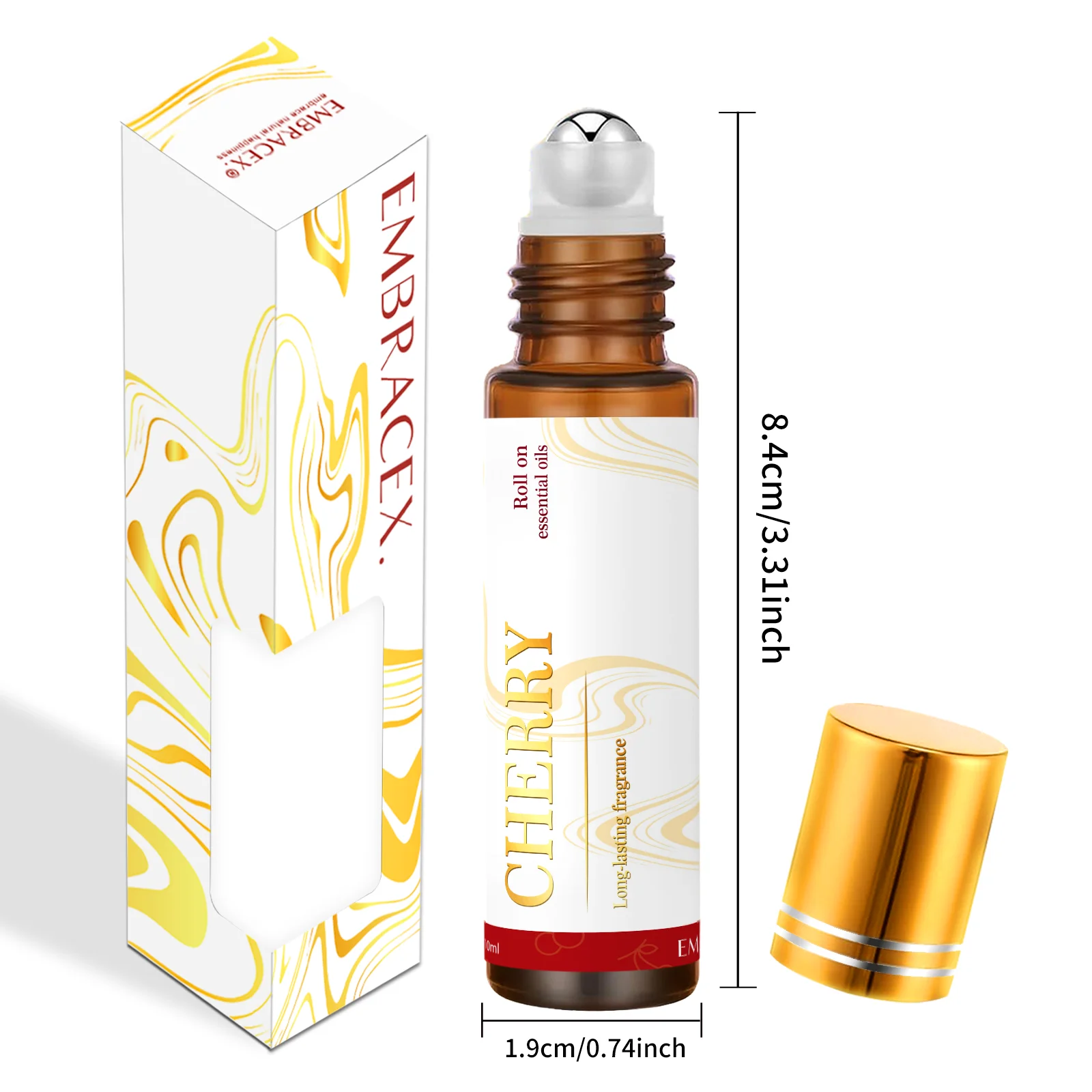 Perfumes de cereza de 10ml, rodillo de aceites esenciales, perfume barato, perfumes originales importados, perfume de lujo de Colonia, perfumes de lujo