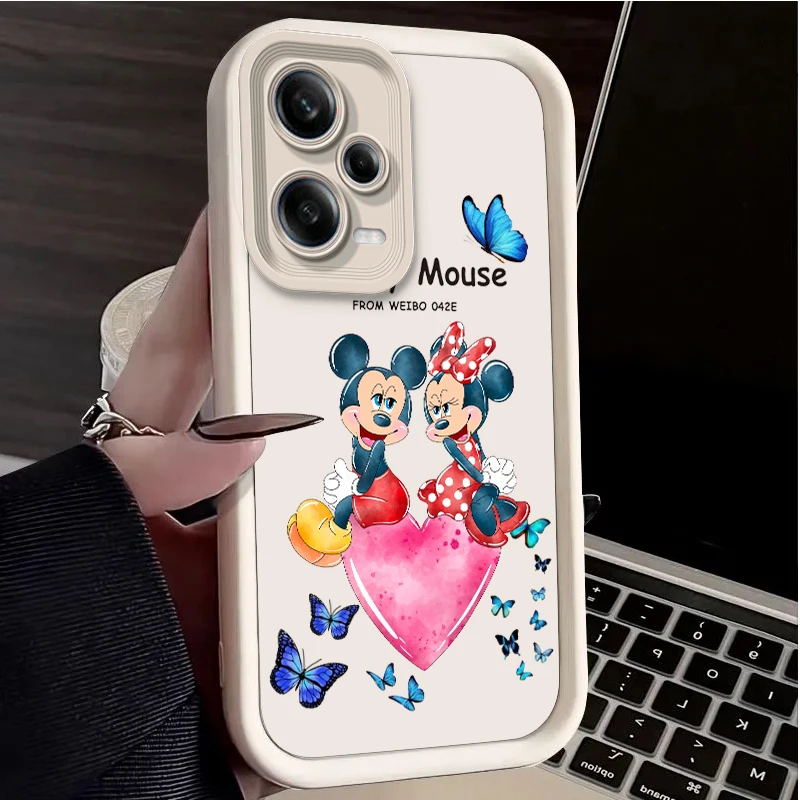 

Mickey Minnie Cute For Redmi Note 13 12 11T 11S 11E 10S 10T 9 8 7 Pro Plus Lite Eye Ladder Phone Case