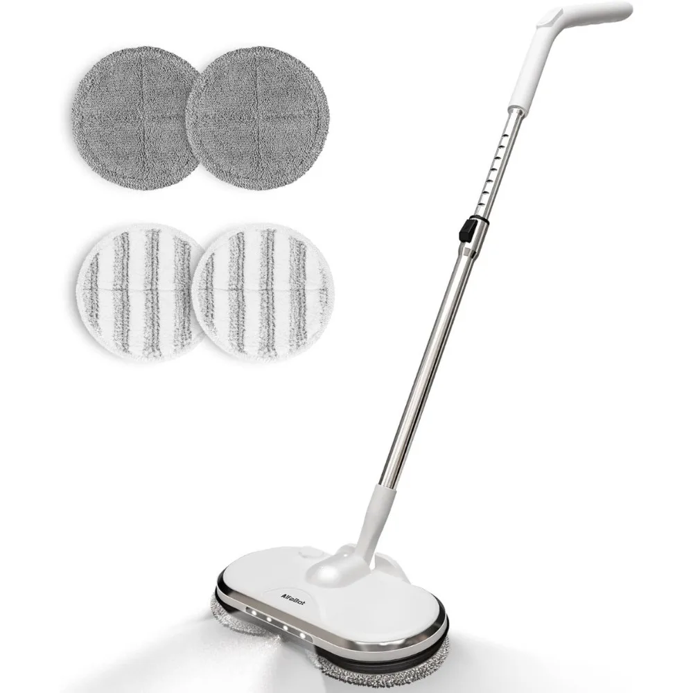 

Cordless Electric Mop for Floor Cleaning, Electric Spin Mop, Electric Mop with Water Sprayer and LED Headlight