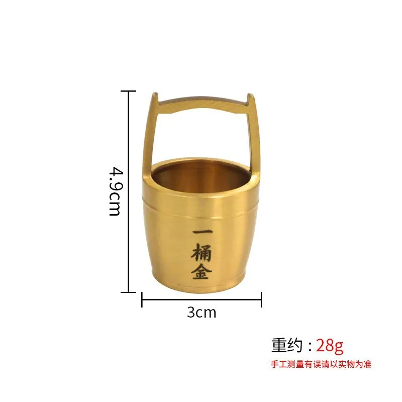 Brass Of Gold 0Kg Fortune For New Store Opening, Housewarming, Small Bucket Decoration, Extra Large Size