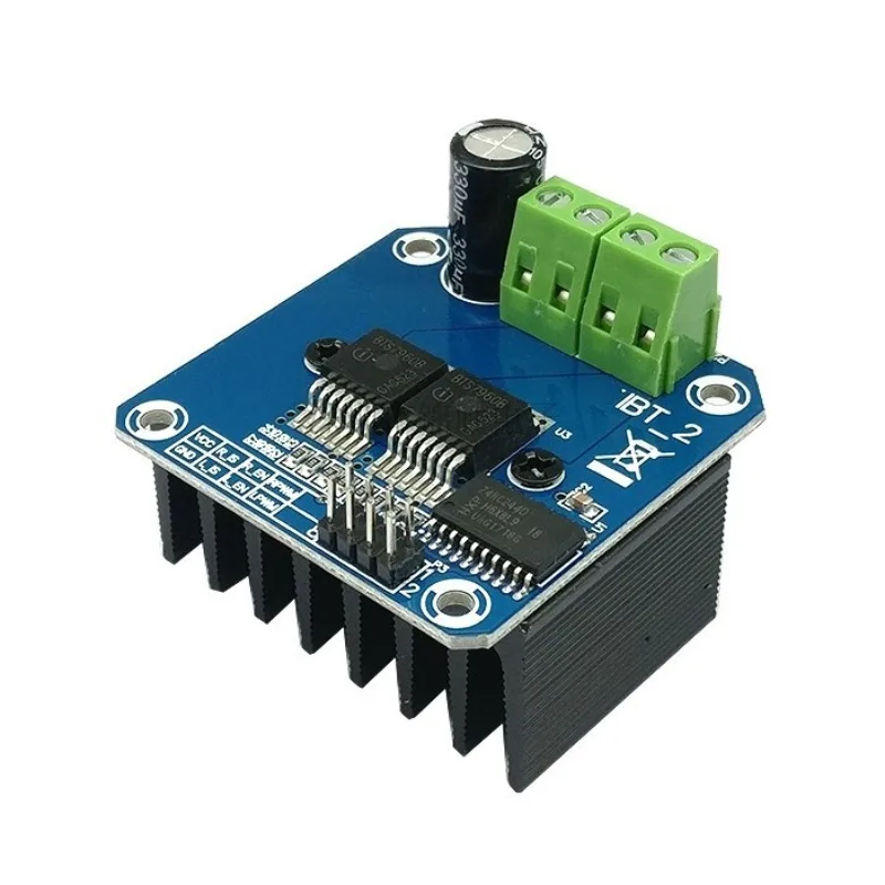 43A BTS7960 DC Motor Driver Board High Current Limiter Module for Smart Car and Semiconductor Refrigeration