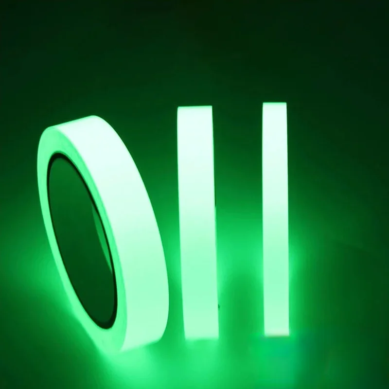 Green Luminous Tape Glow In The Dark Waterproof Self Adhesive for Night Vision Safety Warning Security Stage Home Fishing Tool