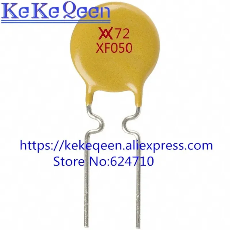 10PCS/LOT Self recovery fuse RXEF050 XF050 72V 0.5A 500MA  PPTC