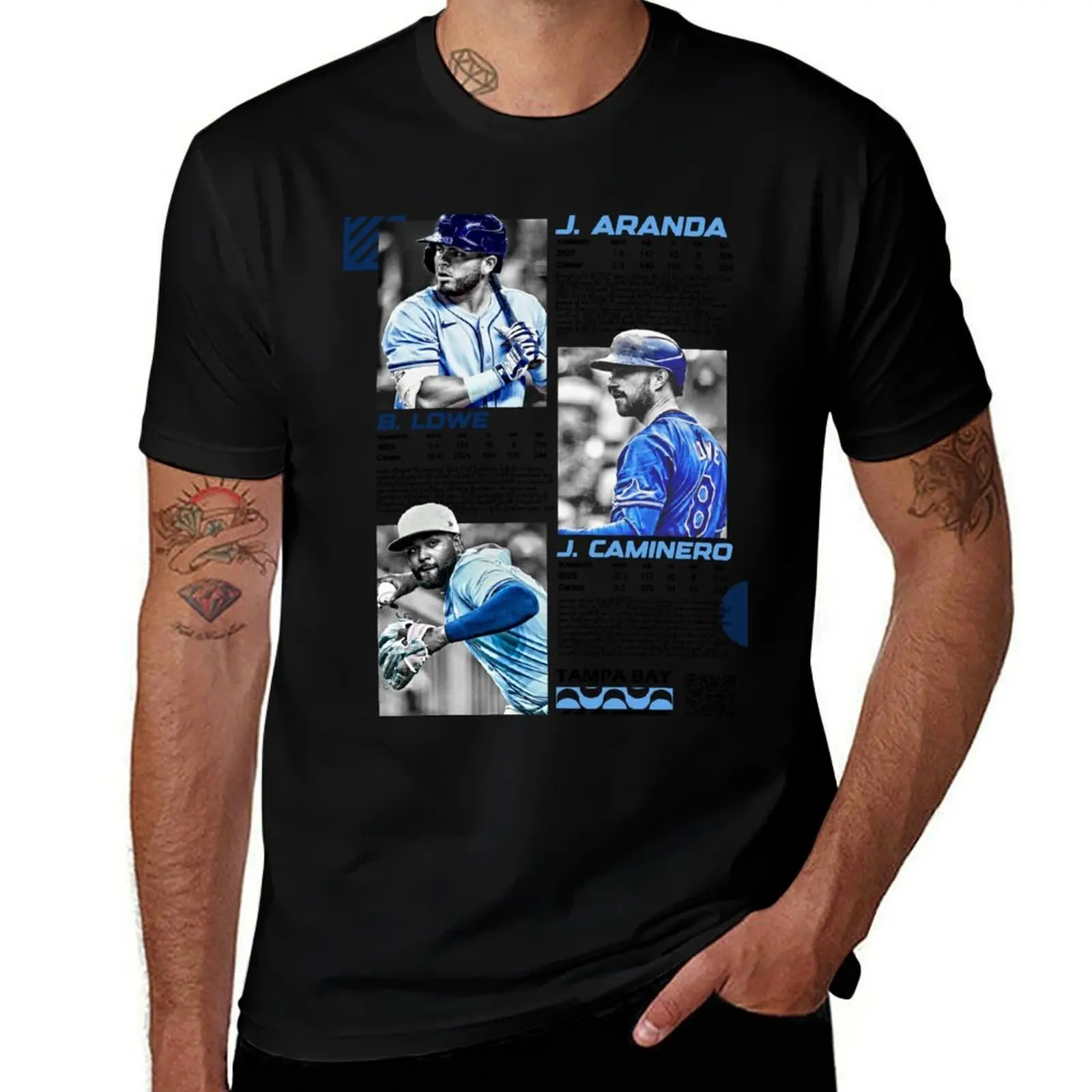 

Tampa Bay Squad Profile Design 3 T-Shirt oversize t-shirts man boys whites Man t-shirt plain white t shirts men