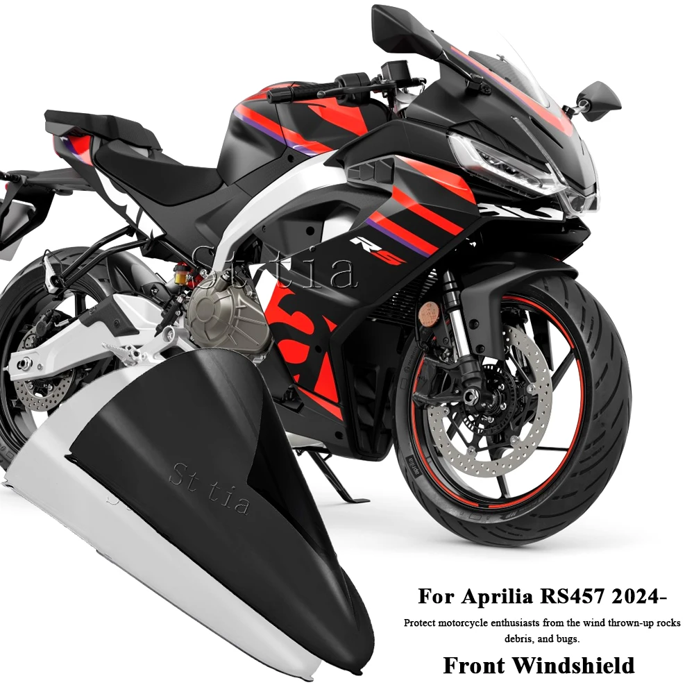 Neue Windschutzscheibe, passend für Aprilia RS 457 RS 457 2024 2025, Motorradzubehör, Windschutzscheibe, Frontscheibe, Verkleidung, Visier, Visier