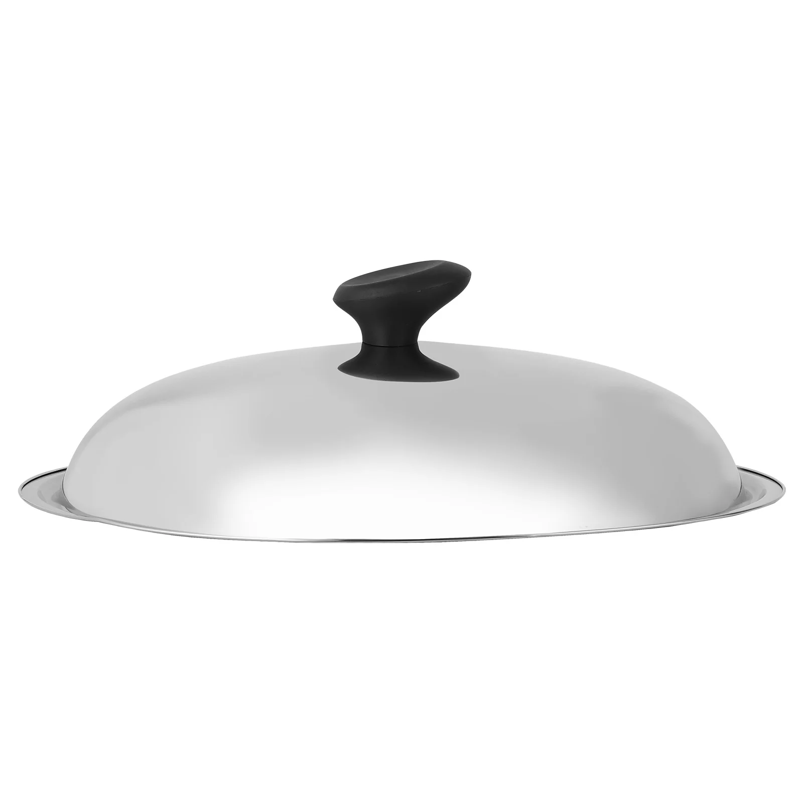 

Stainless Steel Pot Cover 34cm Multifunction Anti-Scald Spillproof Lid Kitchen Cooking Tool Splash Guard Steam Retainer