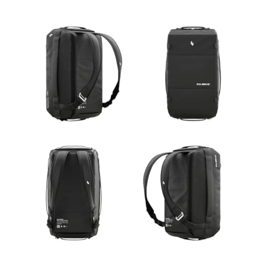 حقيبة ظهر Blackbriar Range Duffel 40L Ash Black 2.0 إصدار قابلة للتحويل مع وحدات وصول مغناطيسية حاصلة على براءة اختراع S-Partition Dual S #2