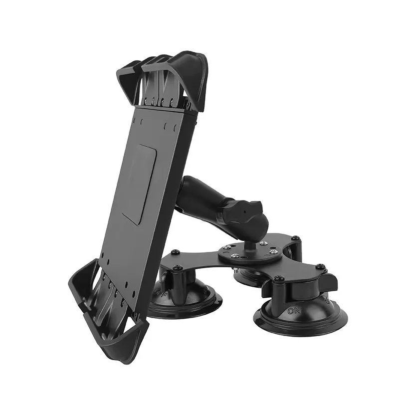 

Adjustable Long Neck Tablet Stand Double Suction Cups Metal Vehicle Mounting Industrial Bracket Double Suction Cups Tablet