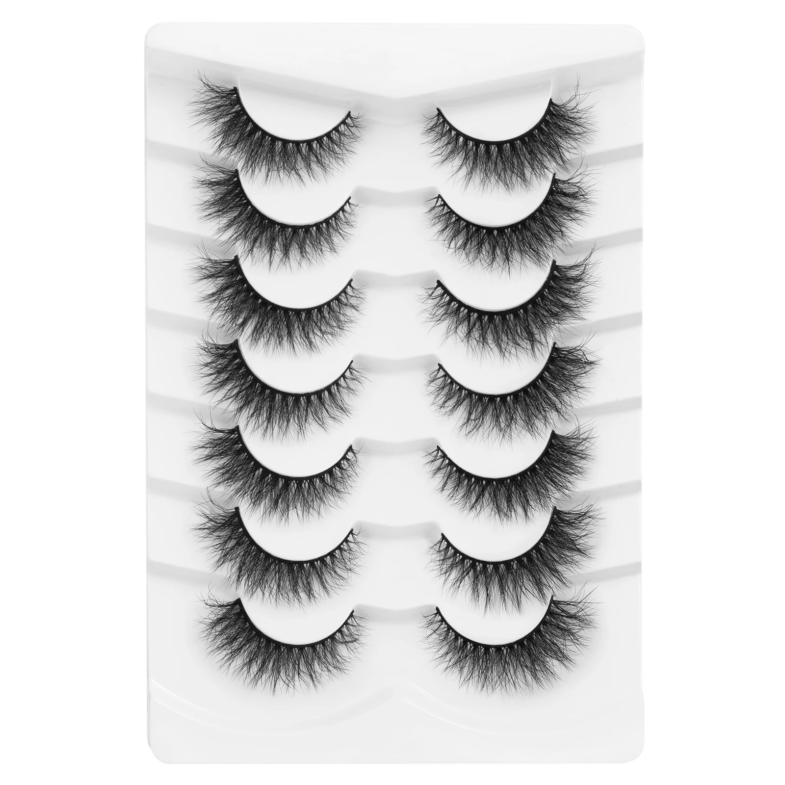 SEXYSHEEP False Eyelashes 6D Super Fluffy Wispy Faux Mink Eyelashes Cat/Fox Eye Effect Dramatic Lashes Eyelash Extension Makeup