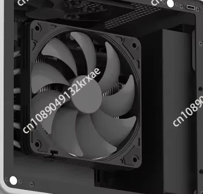 A4 Mini ITX PC Case, All Aluminum Alloy CNC Integrated Molding Compact Desktop Computer Chassis