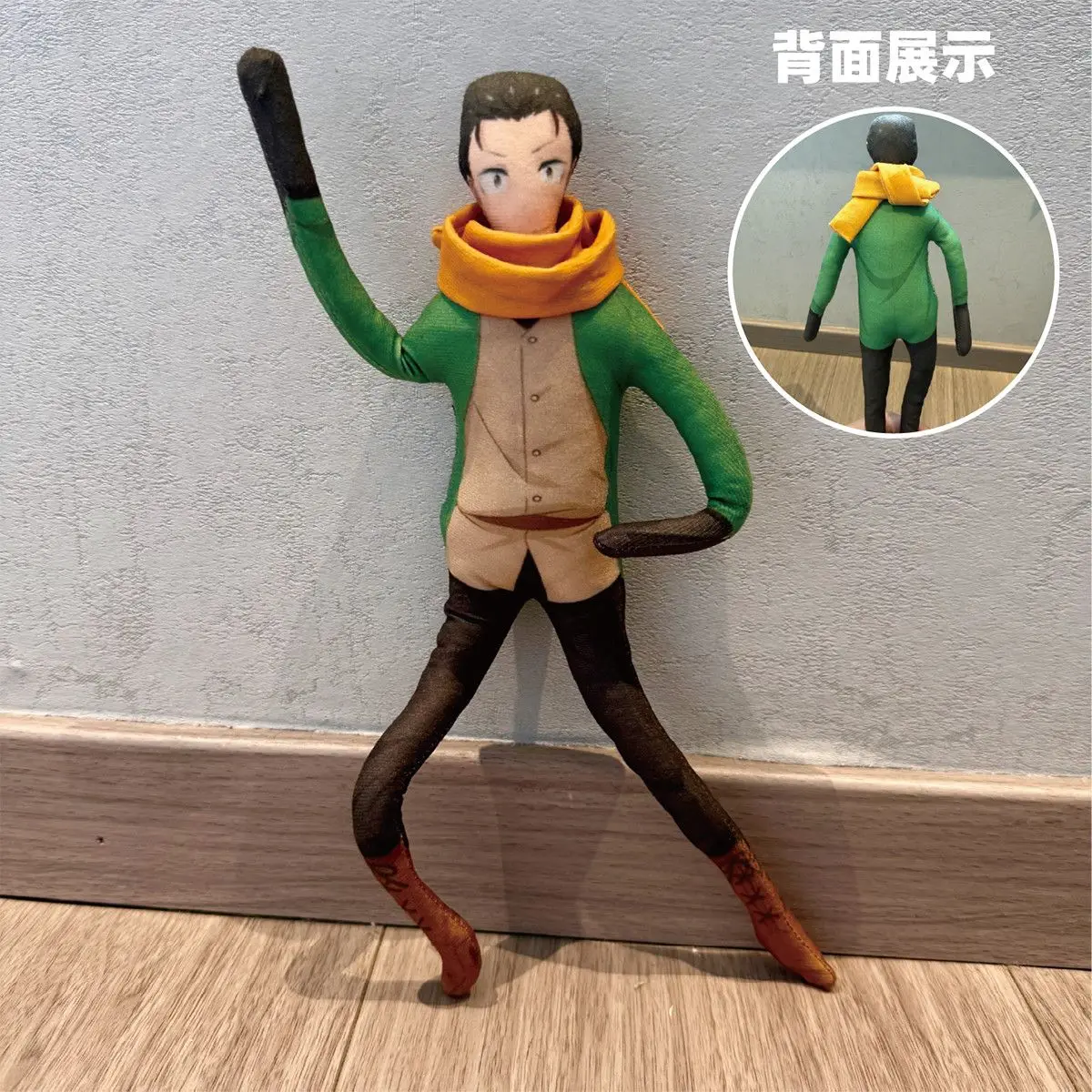 Anime Re Zero Natsuki Subaru Cosplay Abstract Doll Slender Twistable Shape Plush Cotton Doll with Wire Skeleton Room Decor Gift