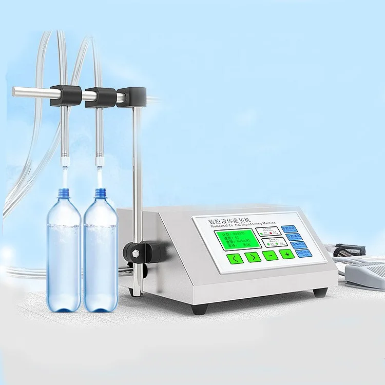 ZZY Riempitrice liquida per peso quantitativo con pompa elettrica a controllo digitale a doppio canale per olio essenziale di profumo di bevande