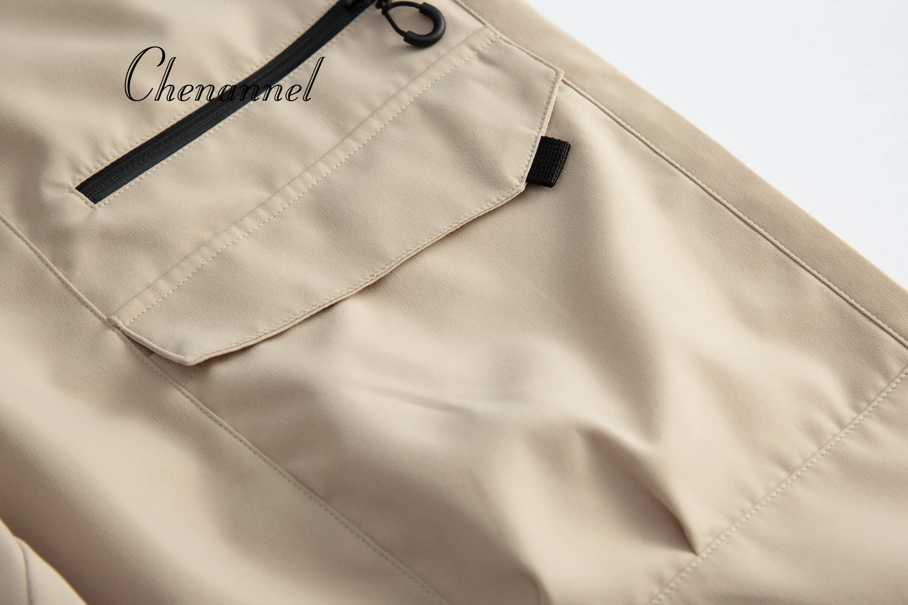 سراويل عمل عصرية ذات ساق مستقيمة ذات طابع هيب هوب أمريكي عالي الشارع للرجال والنساء سراويل غير رسمية فضفاضة واسعة الساق