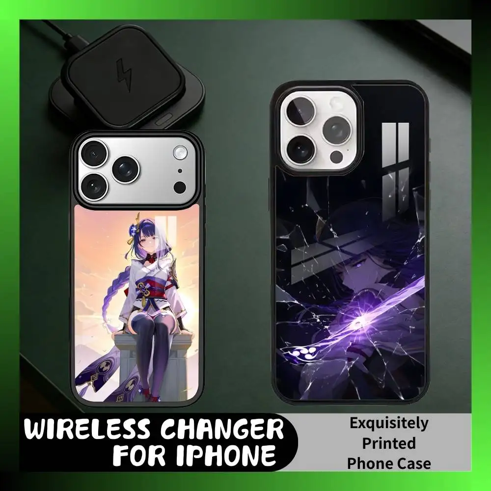 

R-Raiden G-Genshin Thor S-Shogun Phone Case For iPhone17,16,15,14,13 Plus,Pro Max Magnetic For Magsafe Wireless Charging