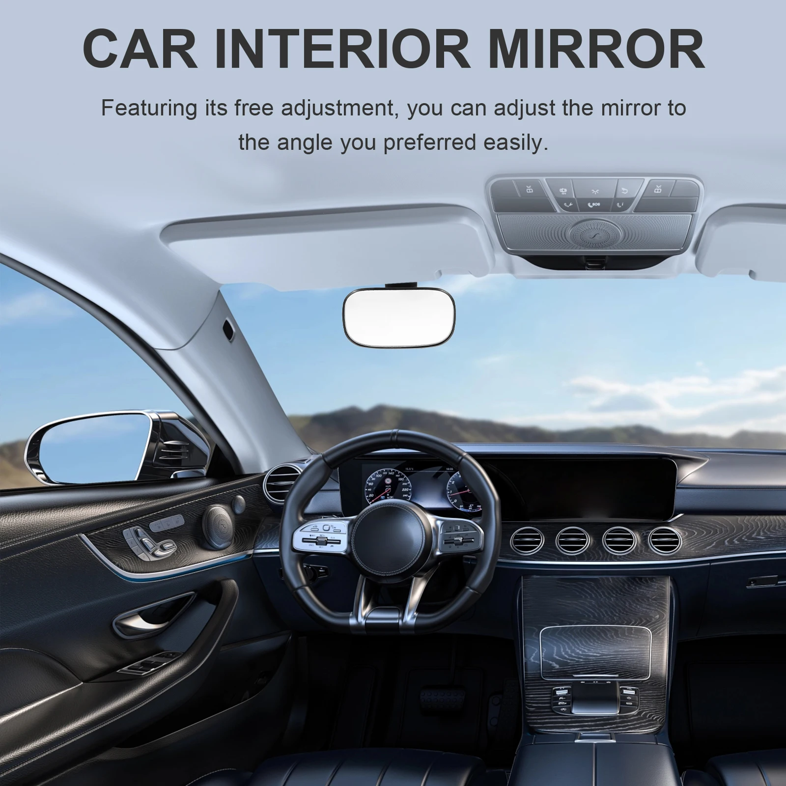 

Adjustable Baby Observation Clamp Safety Car Interior Rear View Easy Installation Auto Accessories Backseat Mirror Rear Facing