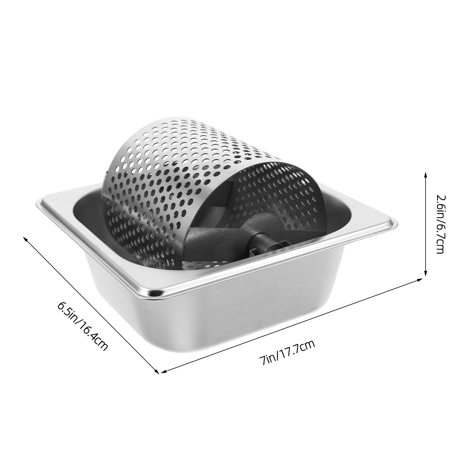 Butter Roller Stainless Steel Commercial Kitchen Tool for Bbq Grilling Burgers Baking Toast Even Butter Application Easy Clean
