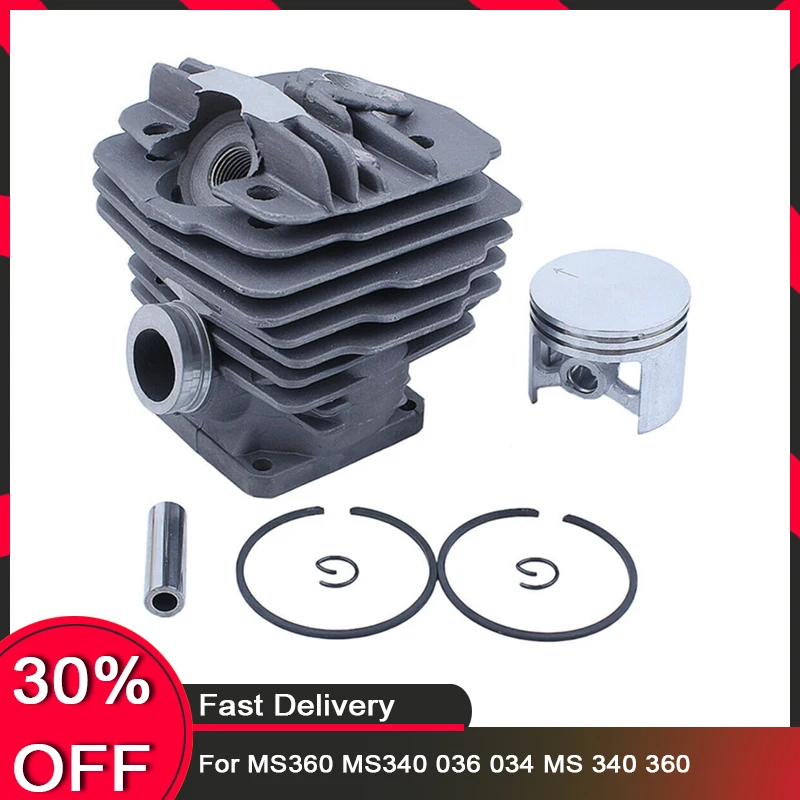 

48mm Cylinder Piston Kit for MS360 MS340 036 034 MS 340 360 Chainsaw Engine Motor Parts #11250201206