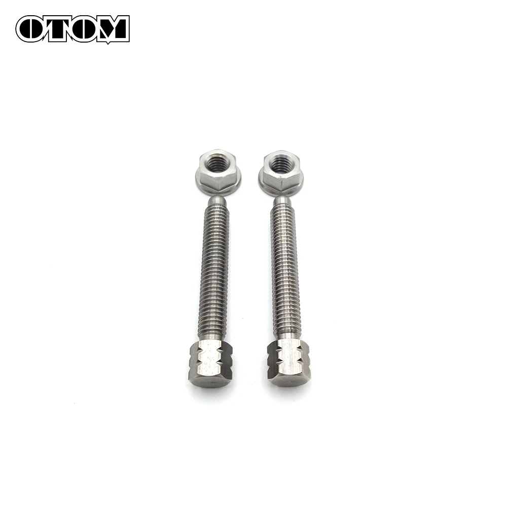 OTOM Motorcycle Chain Adjuster Bolt M8×1.25 Stainless Steel Jack Screw Hex Allen Socket Cap For HONDA CRF YAMAHA KAWASAKI SUZUKI