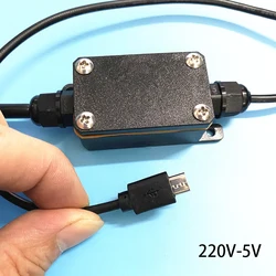 AC 220V To DC 5V/1A 5W Monitorn Female USB Android Adapter Connector Waterproof Isolation Switch Module Power Supply Transformer