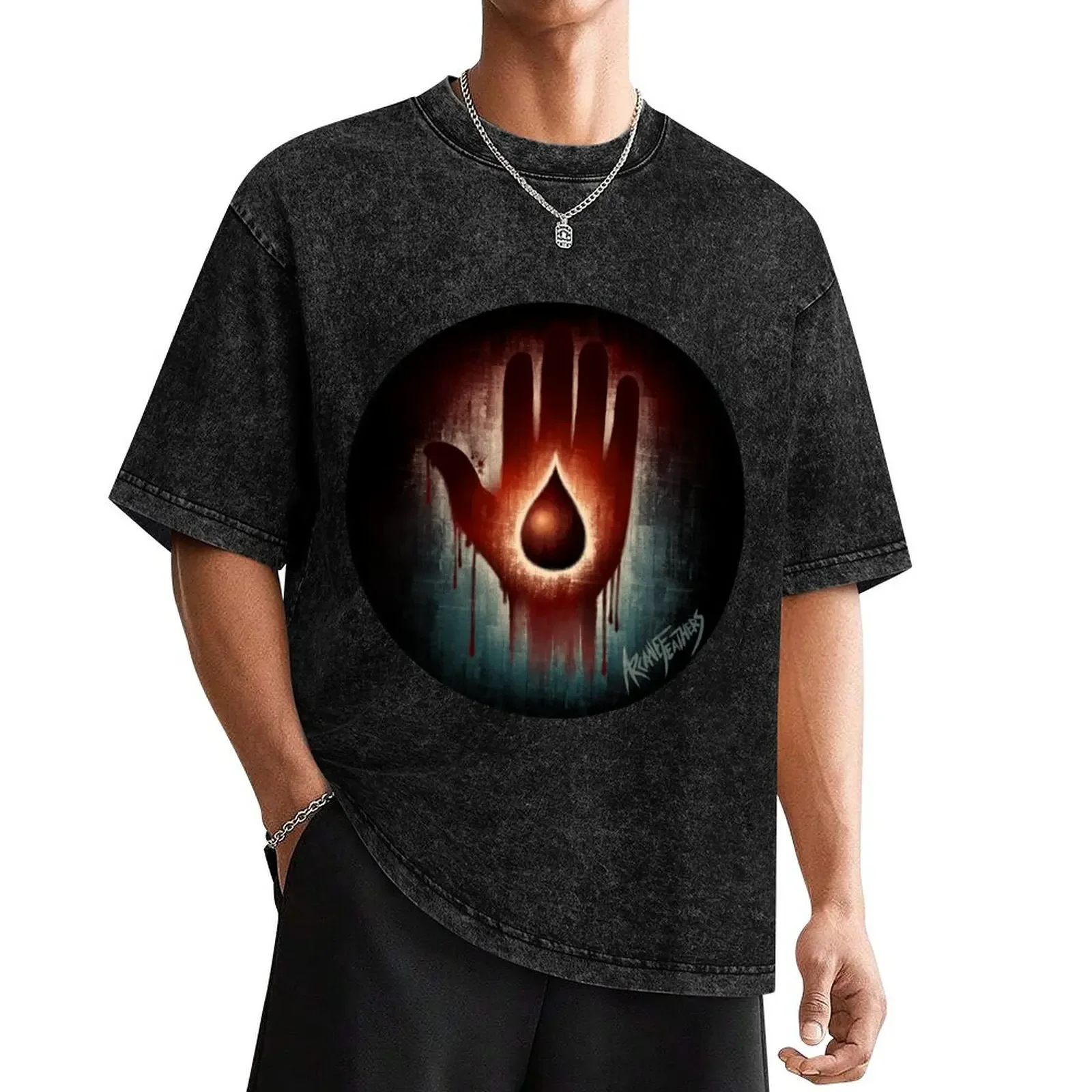 

Dragon Age: Blood Mage T-Shirt graphics blanks t shirts for men cotton