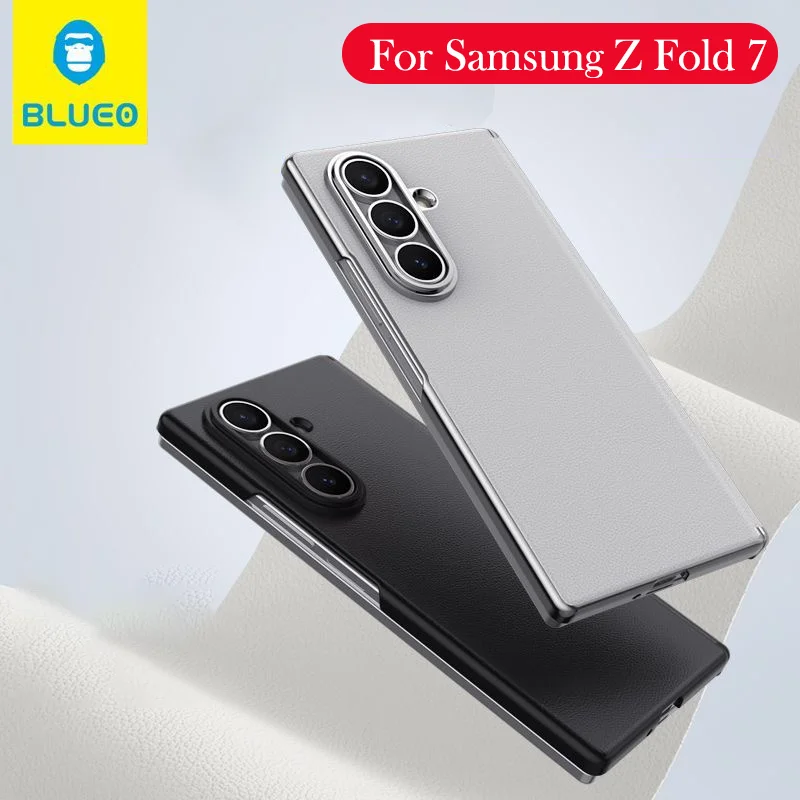 

Магнитный кожаный чехол Blueo для Samsung Z Fold 7, задняя крышка с подушкой безопасности для SAMSUNG Z FOLD 7