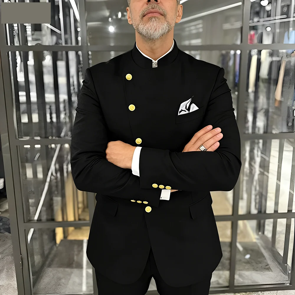 

Ternos masculinos de peito único, 2 peças, gola slim fit, jaqueta, calças, conjunto formal, casamento, smoking, noivo, ternos ma