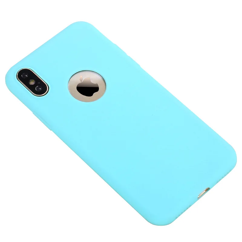 Matte Soft Silicone Candy Pudding Cover For iPhone 6 6S 7 8 Plus X Xr Xs 11 12 Pro Max SE 2020 Flexible Gel Phone Protector case