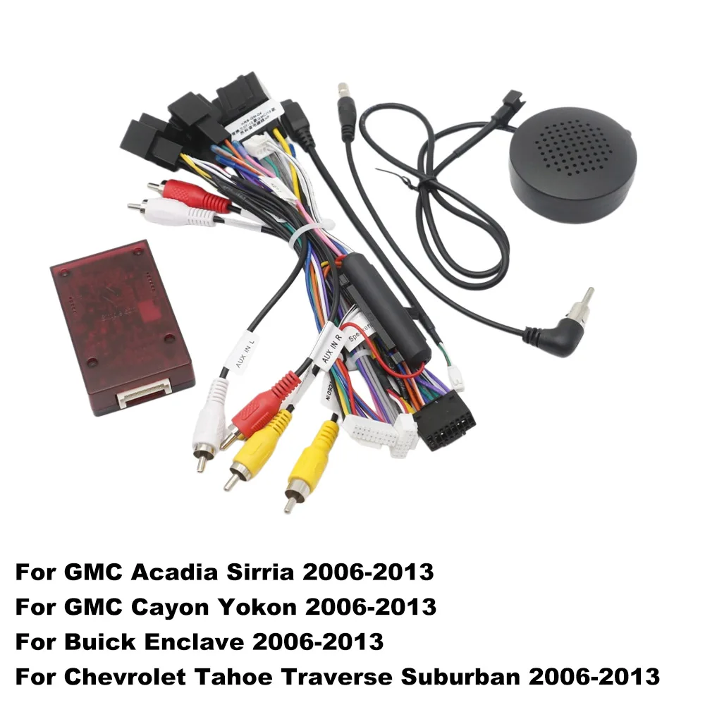 Canbus Box Car Wiring Harness Adapter GM-SS-05 For GMC Yukon Acadia Chevy Tahoe Chevrolet Enclave Silverado Suburban