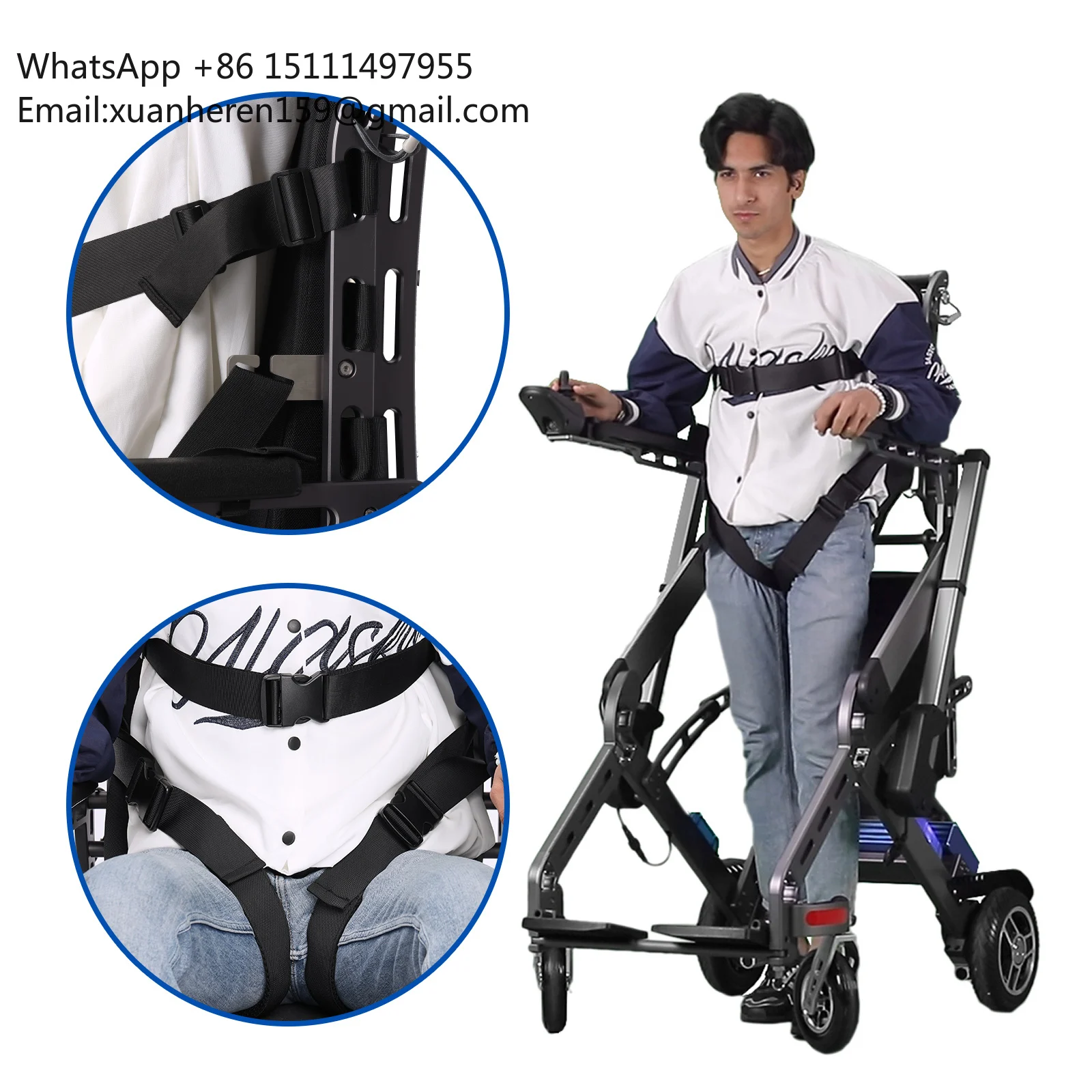 Newly Designed Smart Assistant Walking Robot: One-Touch Transformation for Lower Limb Rehabilitation Training