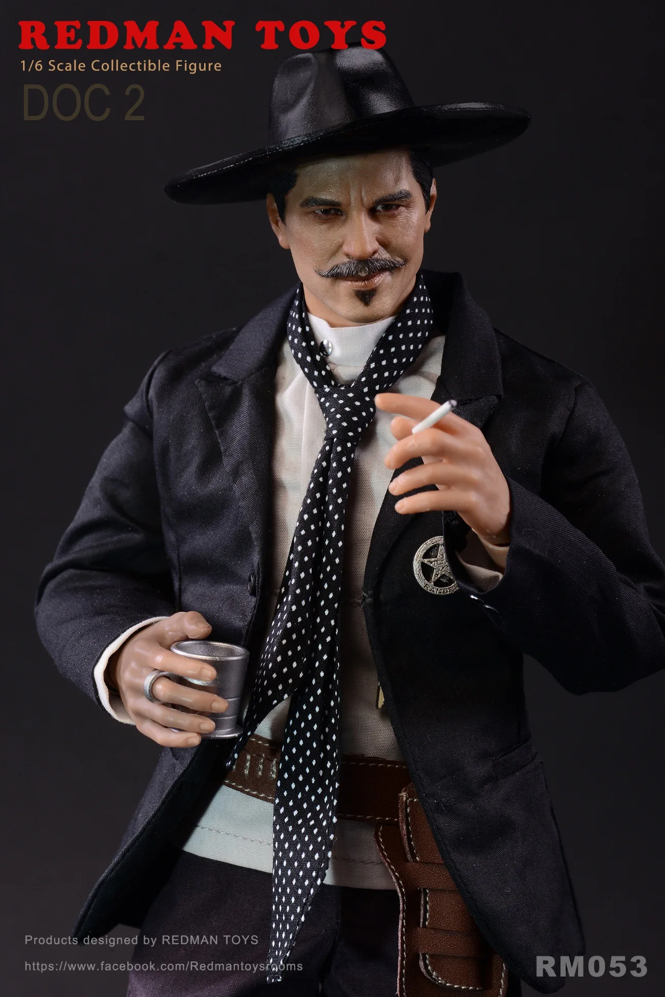 In Stock REDMAN TOYS RM053 1/6 Full Set Male Soldier The Cowboy DOC 2 Tombstone Town Mayor Model 12 Inches Action Figure Dolls