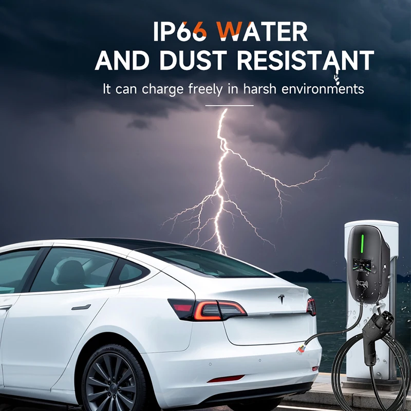 GBT 7KW 32A Настенное зарядное устройство для электромобилей Станция быстрой зарядки Настенная зарядная станция для электромобилей для электромобилей