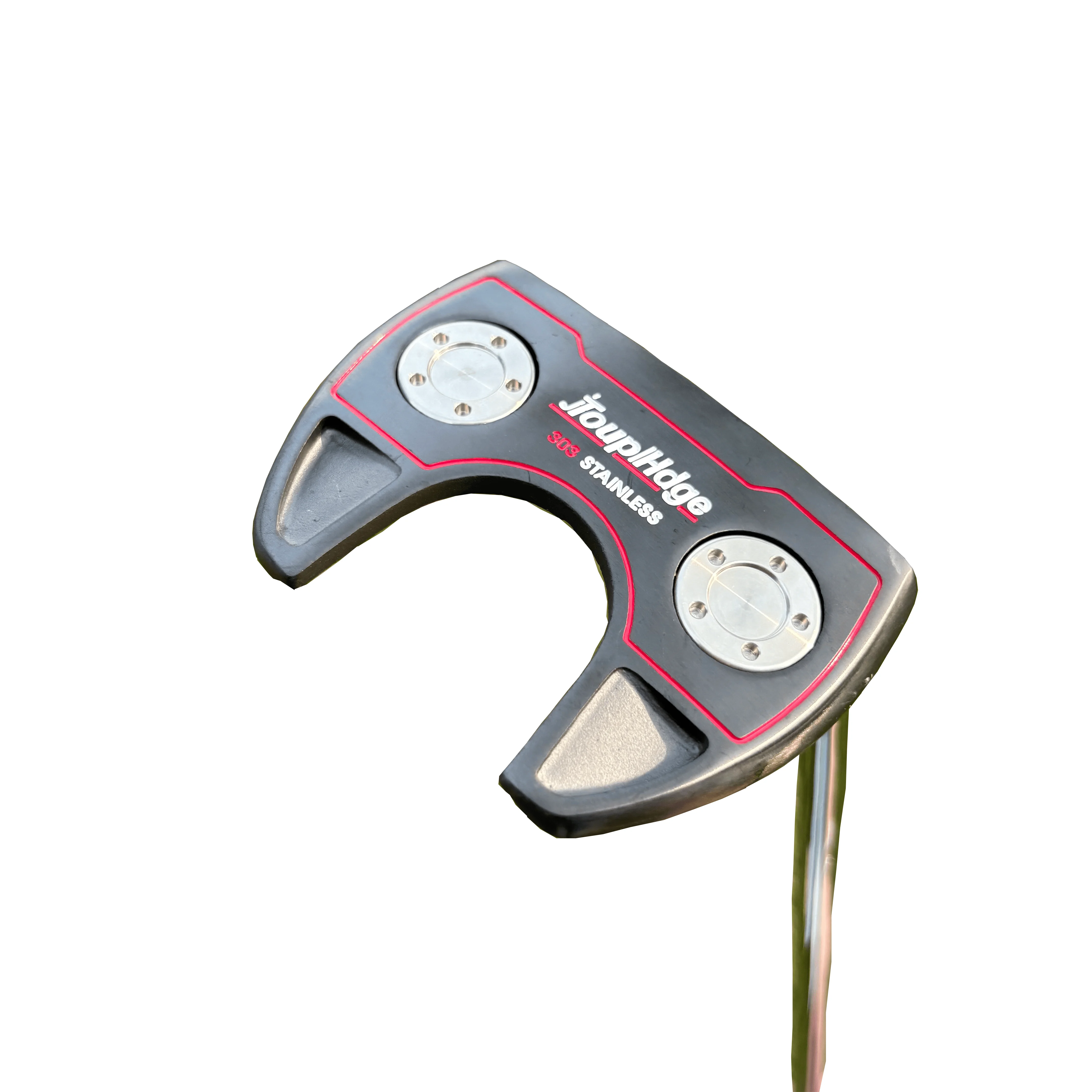 Tour Edge Golf Putter for Men 303 Stainless Steel Mallet Putter Golf Club with Alignment Line High MOI Golf Putting Club