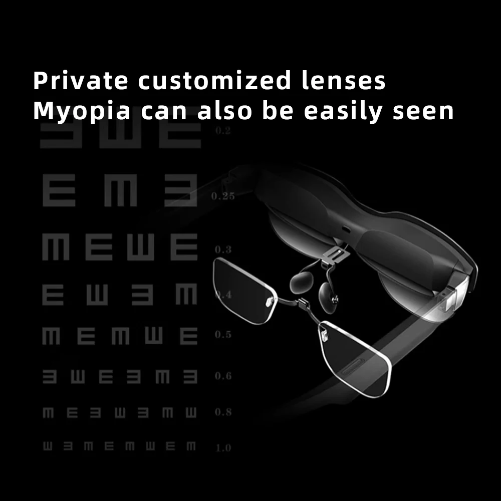 نظارات ذكية لـ TCL Ray Neo Air2S/Air3/Air3S/Air4 AR لقصر النظر وتخصيص عدسة الاستجماتيزم #3