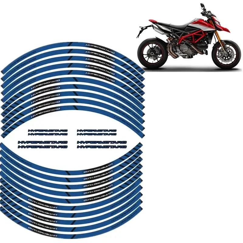 

Для DUCATI 950 821 1100 939 796 698 Hypermotard детали мотоцикла контурное украшение колеса наклейка-B