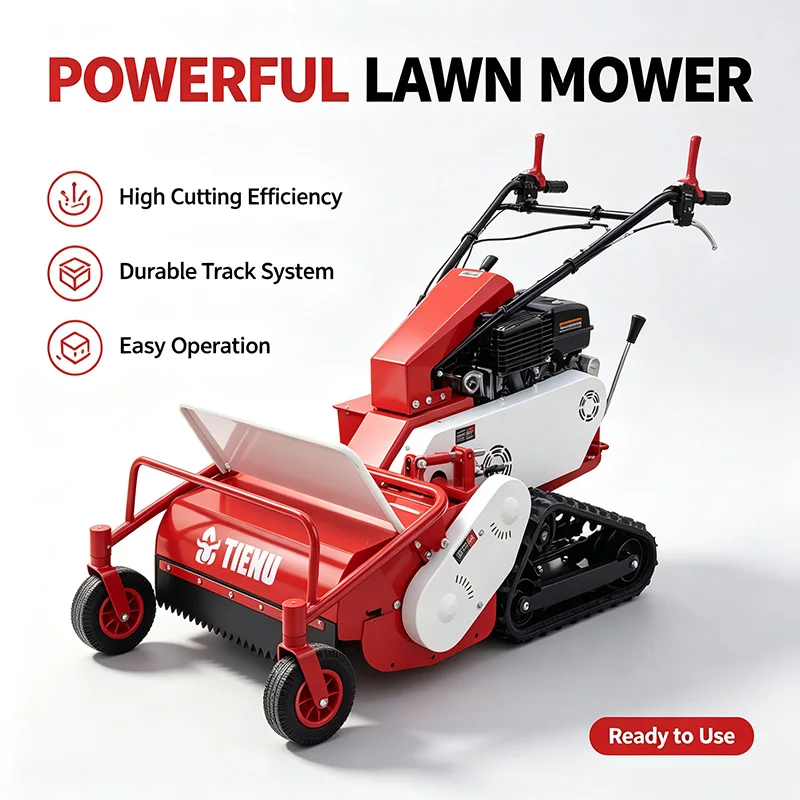 Wholesale Custom Crawler-Type Walk-Behind Lawn Mower – CE Certified Steel Frame Adjustable Height Handheld Mini Lawn Mower