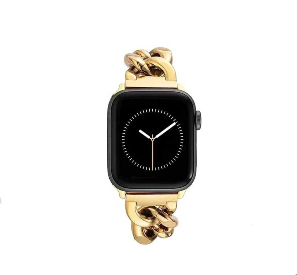 سوار سلسلة حلقة ل سوار ساعة يد آبل النساء سلسلة الترا 11/10/9/8/7/6/5/4/3/2 38 مللي متر 40 مللي متر 41 مللي متر 42 مللي متر 44 مللي متر 45 مللي متر 46 مللي متر حزام #2