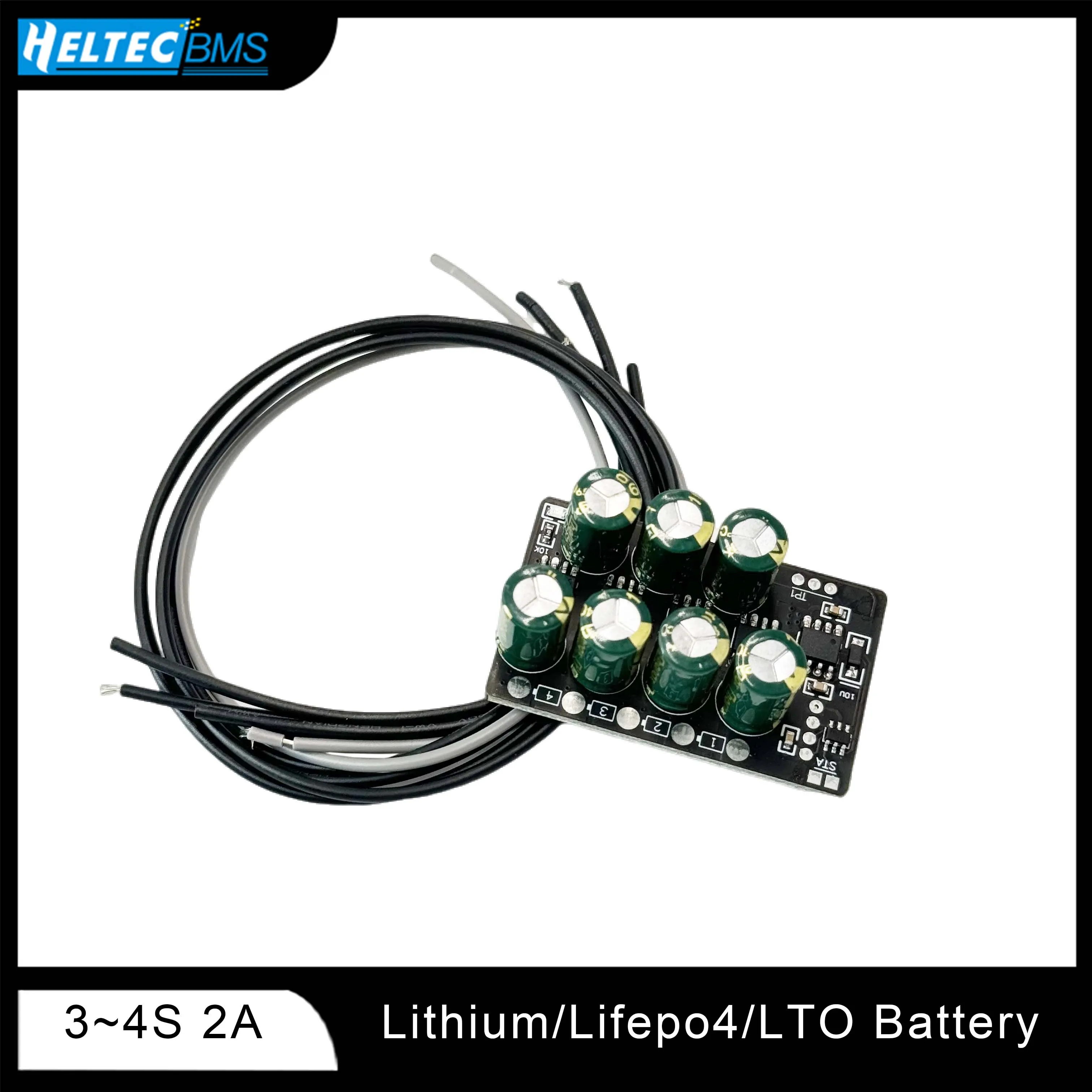 Heltec 2A Active Balancer Equalizer 3S 4S Li-Ion/Lifepo4/LTO แบตเตอรี่ลิเธียมแบตเตอรี่กลุ่ม Balance Module capacitor พลังงาน Tansfer