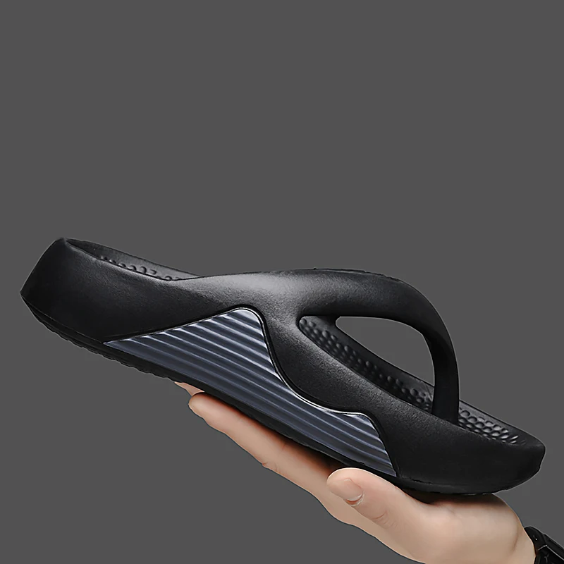 

Мужские летние шлепанцы, мягкие пляжные тапочки из ЭВА на толстой подошве, легкие домашние тапочки для удобной домашней одежды, 4 см