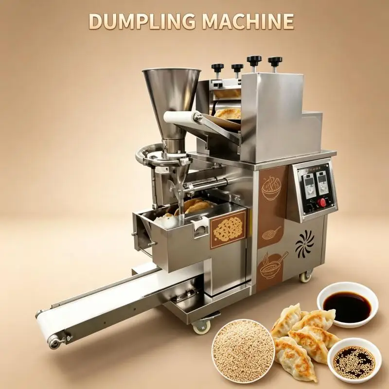 Automatic Dumpling Production Machine Commercial Dough Wrapper Filling Forming Equipment for High Capacity Food Service