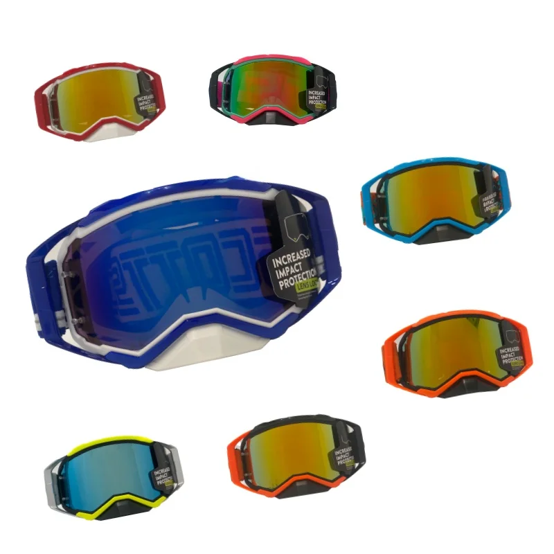 ATV Desert Riding Windproof Goggles, Anti-Fog Coated Lens Dust Resistant With Dozens Of Distinct Color Styles