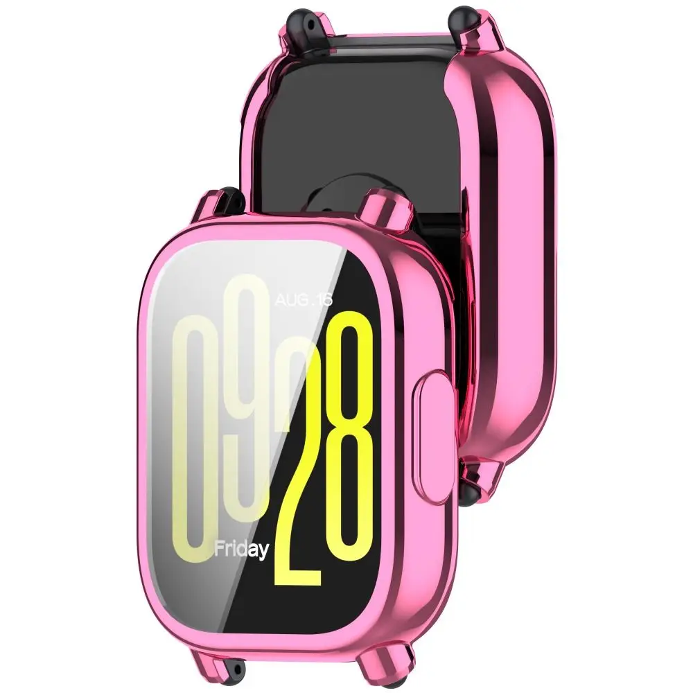 Soft Full Cover TPU Case Smart Watchband Screen Protector Bumper Accessories Protective Shell for Redmi Watch 5 Active