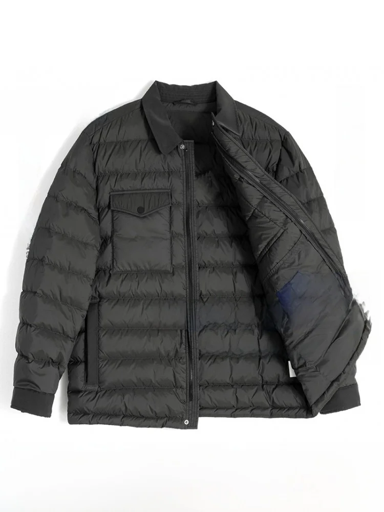 

Теплая зимняя куртка-пуховик для папы, свободная мужская одежда иpa, осенне-зимний топ большого размера Faion Urban Sle