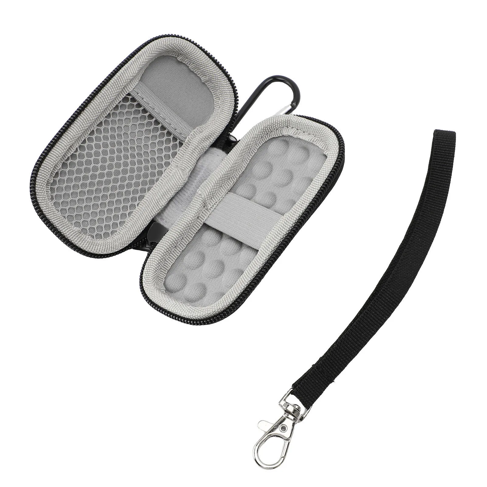 Hard Shell Carrying Case Fit for Kardia Mobile 6L EKG 1L EKG Waterproofing PU EVA All Round Protection Travel Storage Bag Strap