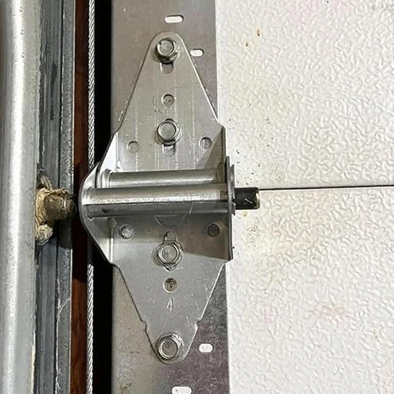 2Pcs Garage Door Hinge Bracket Heavy Duty Garage Door Replacement Parts