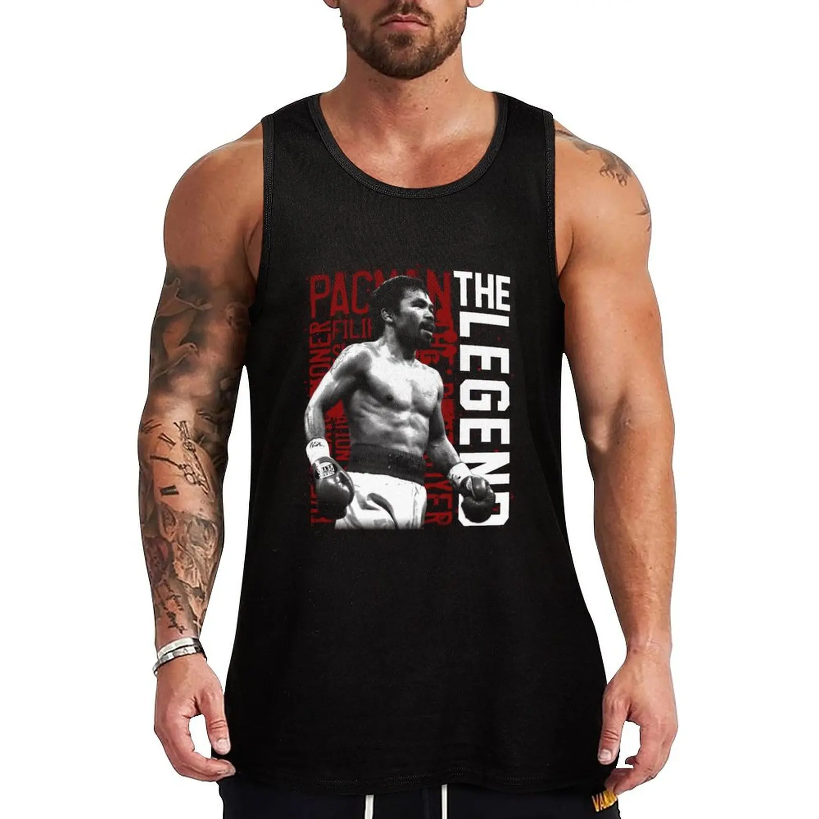 

THE LEGEND x MANNY PACQUIAO Tank Top sports clothes for men gym t-shirts best selling products