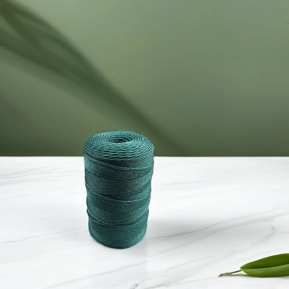 

2Pcs Braided Nylon Fishing Line Rope Strong Tensile Strength Twine for Fishing Net Repair Gear Securing Shrimp Trap Setup in