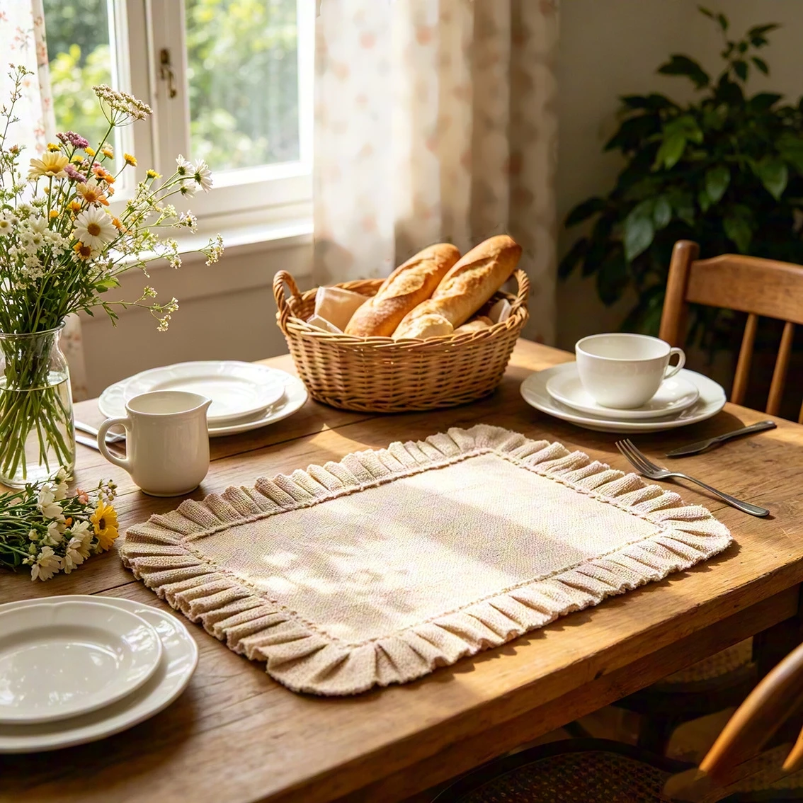 30x40 cm placemats linen table mat table place settings dining table mat washable placemat home decorations
